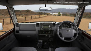 LandCruiser 70 interior
